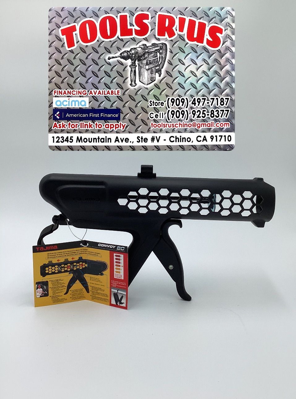 TAJIMA SUPER CONVOY BC CAULK GUN**(FINANCIAMOS/WE FINANCE)**