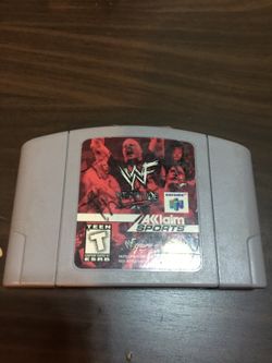 WWF attitude N64 game