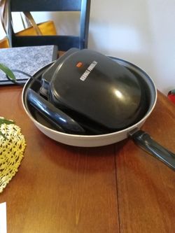 George Foreman Hamburger Maker and Big Sarten 