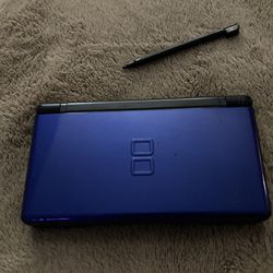 Nintendo DS Lite Blue With Stylus And Charger 