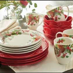 SET DE VAJILLA WINTER BERRY 