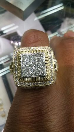14k Gold diamond Ring 20.6 grams 2.50 ct Diamonds