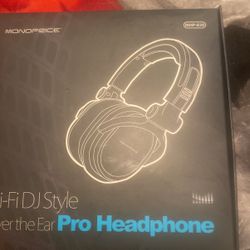 Hi-fi Dj Style Over The Ear Pro Headphones 