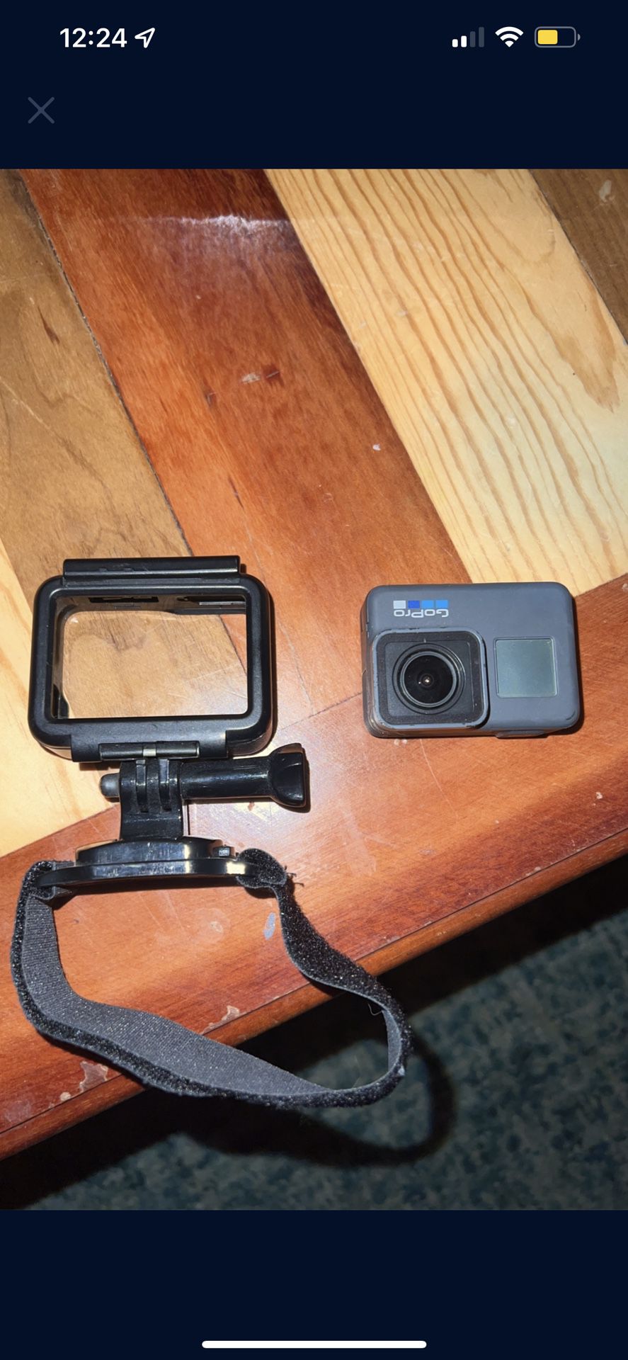 GoPro hero 6 with a ton of accessories. 