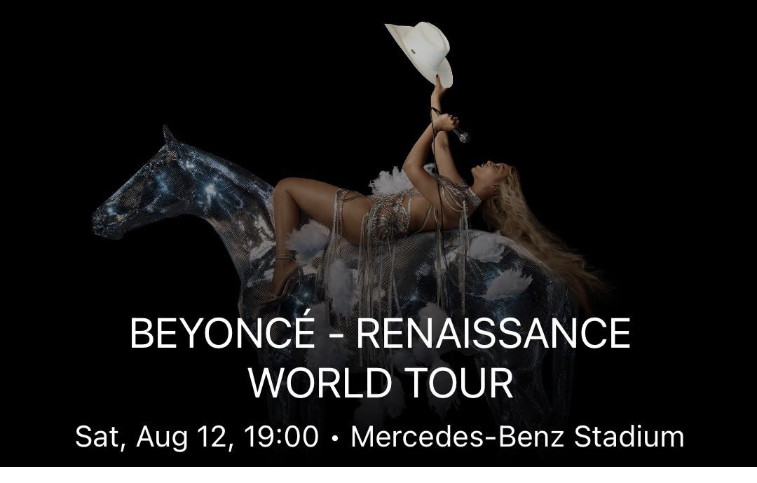 Beyonce Renaissance Tour Floor Seats