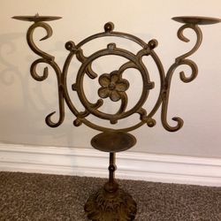 Cast  iron Candle Holder
