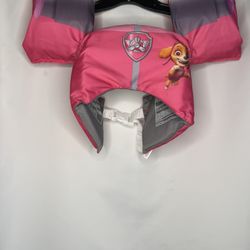Paw Patrol Skye Pink Life Vest Jacket Swim Trainer Child 33-55lbs Float Swimways