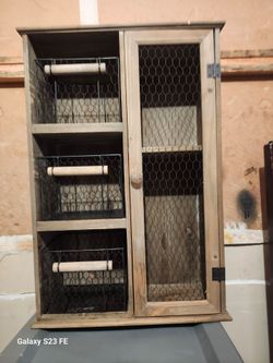 Wired wall cabinet