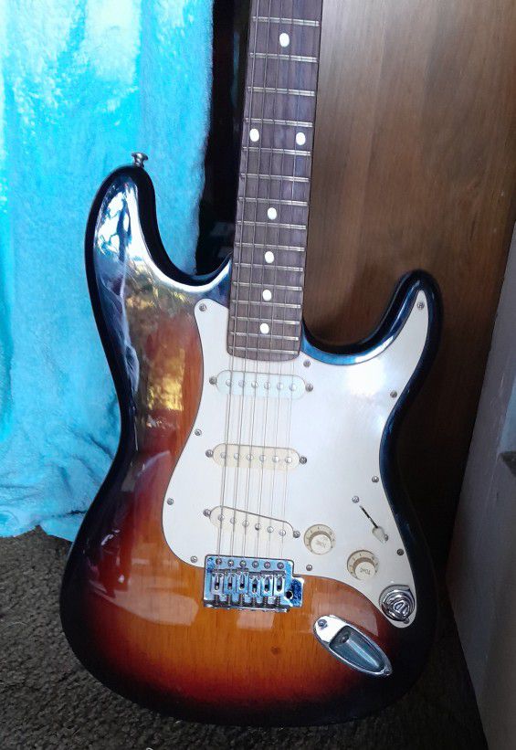Pignose Stratocaster Sunburst Electric Guitar Rare