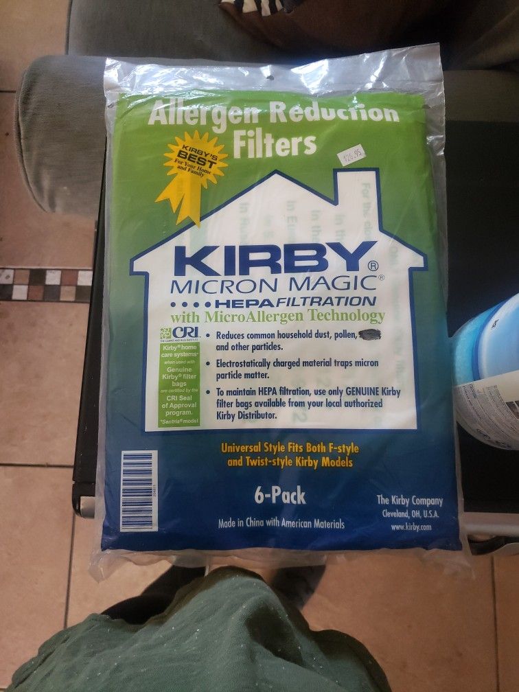 Kirby 6pk Micron Magic Vacuum Bags