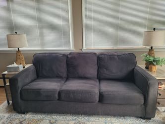 Free - Charcoal Grey Couch - Excellent Condition