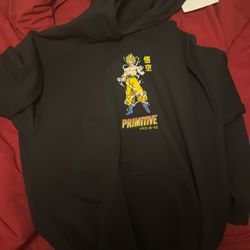 Dragon Ball Hoodie Black And Yellown