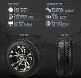 Golf cart tires