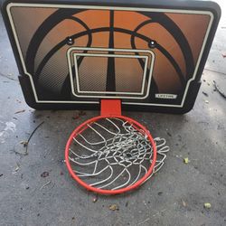 Lifetime 44 inch Impact Basketball Backboard and Rim Combo, Size Regular