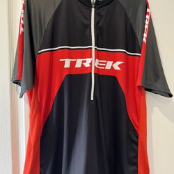 TREK BONTRAGER BLACK/RED CYCLING JERSEY-MEN’S 2XL