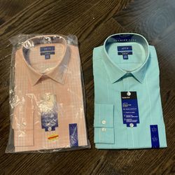 Apt 9 Slim Fit Large Full Sleeve Shirt 