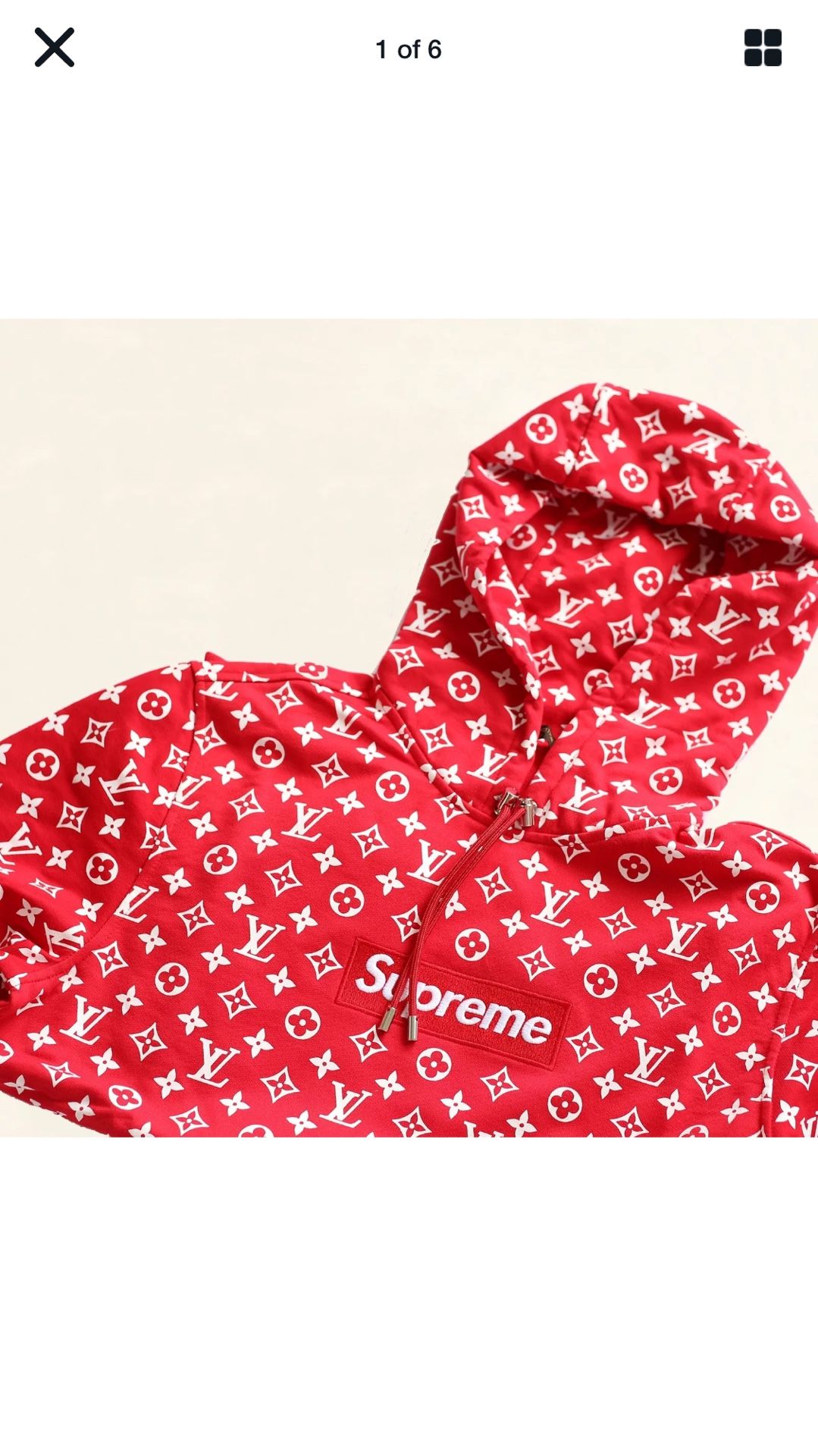 Red SUPREME Hoodie & Hat