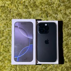 iPhone 16 Pro | 128GB | Black Titanium | Factory Unlocked