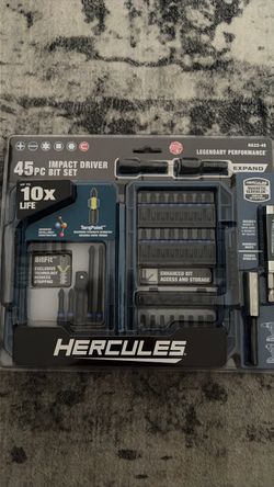 Hercules HA22-45 — 45-Piece Impact Driver Bit Set