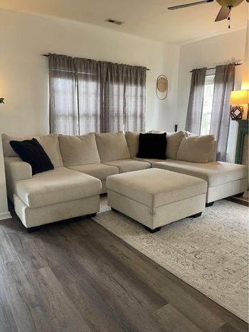 Ashley Furniture Cambri 2 Piece Sectional With Ottoman