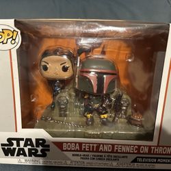Star Wars Funko Pop! Boba Fett and Fennec on Throne