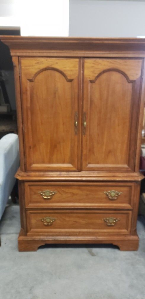 RARE FIND! Lexington Pecan Armoire/Chez