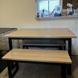 Bench Style Table 