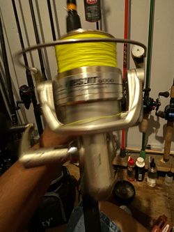 Penn Pursuit 6000 on Daiwa 7.6 foot rod