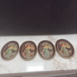 Vintage Pepsi cola Metal tin Oval Tray