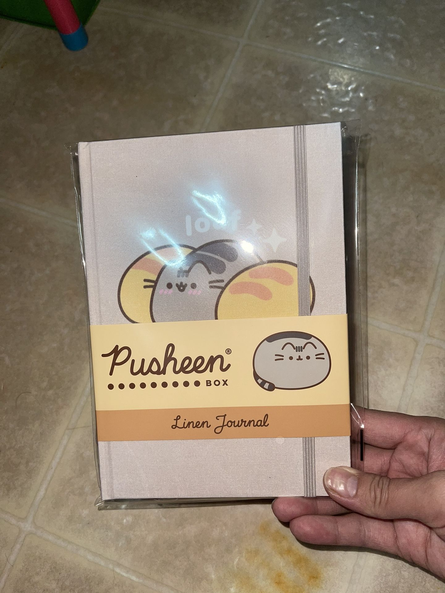 PUSHEEN LINEN JOURNAL