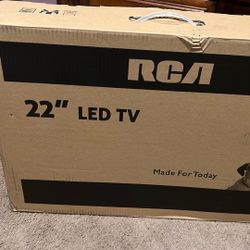22 Inch Flat Screen Television Brand New In Its Box, Great For Small Bedroom, Office Or Kitchen.!. 
