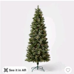 Slim Virginia Pine Lit Tree EN ESPECIAL HOY 23 Y MAÑANA 24 DE DIC