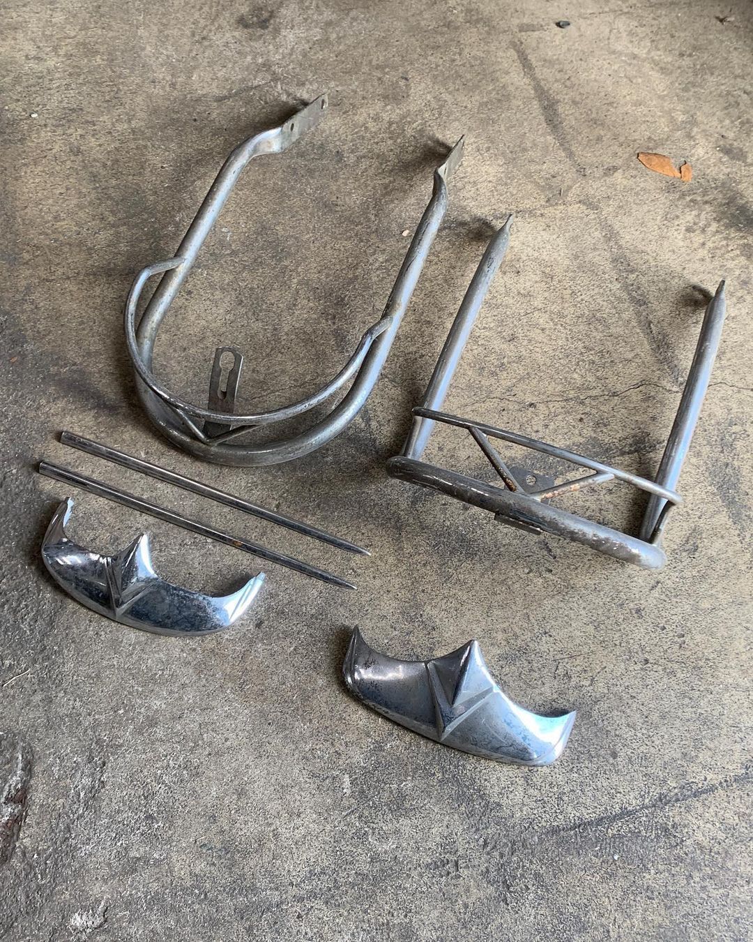 1959+ Panhead Front and Rear Fender Trim Set