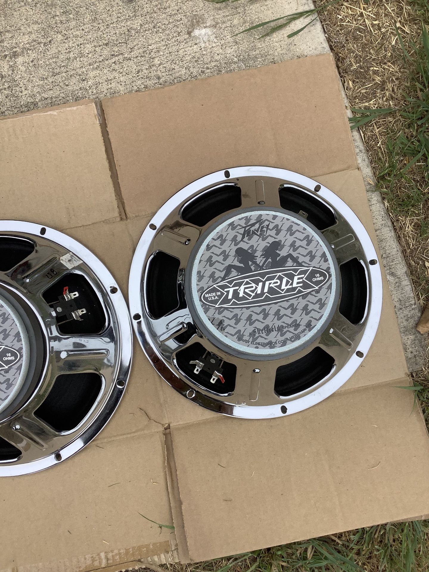 Peavey XXX Guitar Amp 12” Speakers 8 Ohm Pair Xint