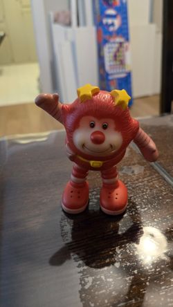 Vintage Rainbow Brite Romeo Red Sprite Figure Hallmark 1983 Works Light Up