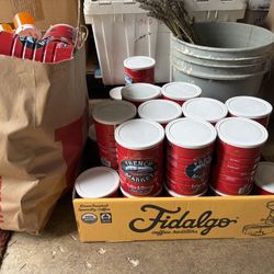 FREE Empty 12oz Coffee Cans