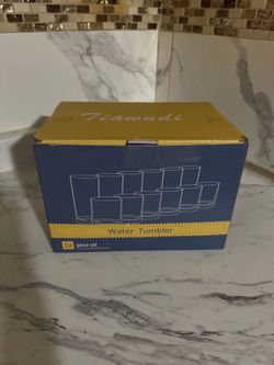 Tiawudi 12-Piece Clear Plastic Cups