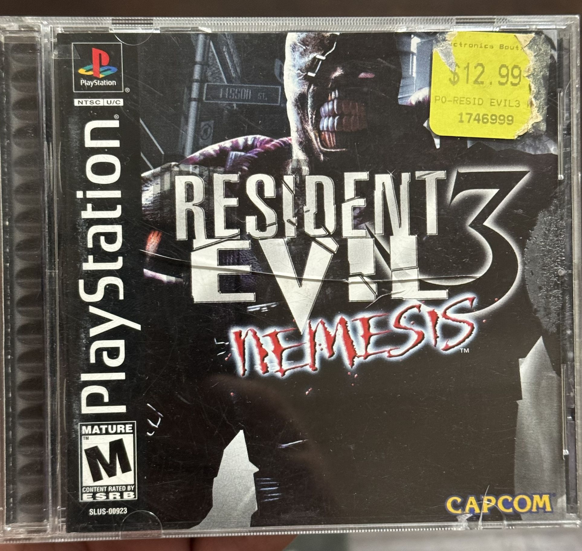 Sony PlayStation Resident Evil 3 Nemesis