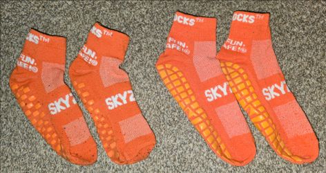 Sky Zone Grip Socks 2 Pairs available