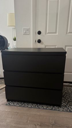 Black dresser