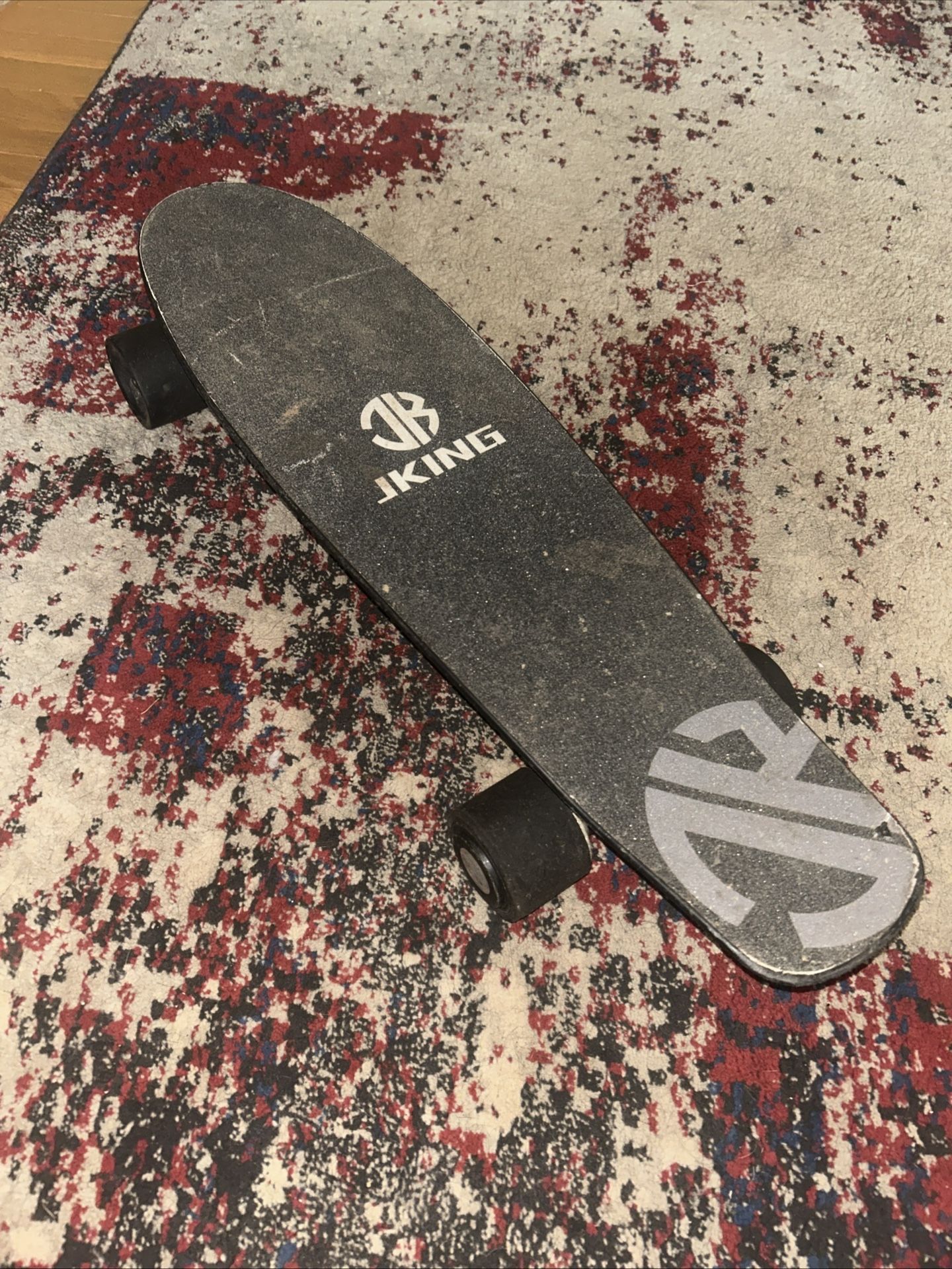 Used Black Jk King Electric Skateboard For Adults 15mph