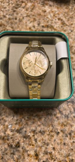 Fossil gold watch