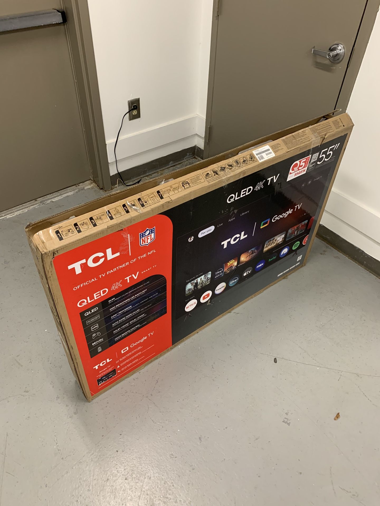TCL 55" Q Series (NEW 2025) 4K UHD HDR QLED Smart TV with Google TV – 55Q51K Brand New In Box