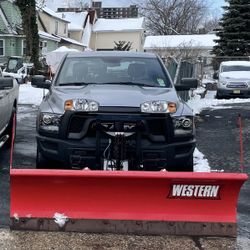 Used 7 1/2’ Ft Western Snow Plow 