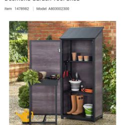 Garden Tool Shed 30 in. x 18 in. x 72 in. $175