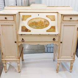 Antique Wooden Secretary Desk 