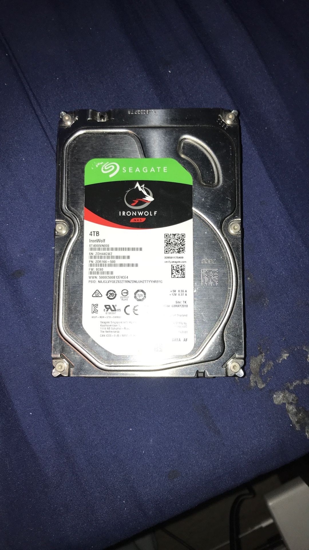 Seagate 4TB hard drive