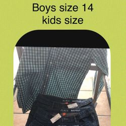 Boys Clothes Size 14 Kids Size 