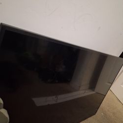 65inc Samsung Black Tv With Remote N Back Hang Connection 
