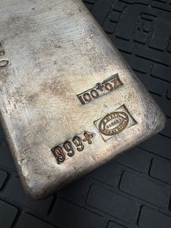 100oz silver bar